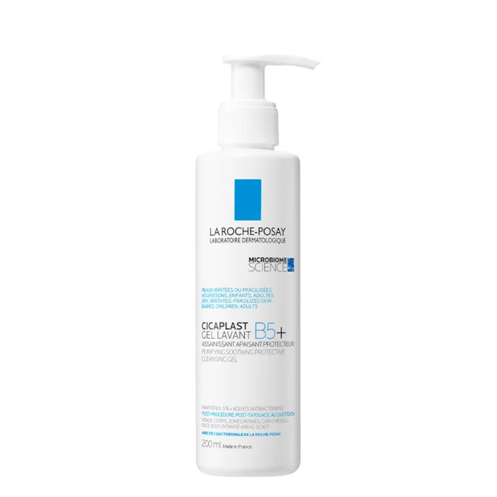 Cicaplast – Gel Nettoyant Moussant Assainissant Apaisant 200ml