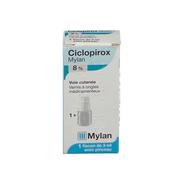 Ciclopirox 8% Viatris vernis a ongles medicamenteux