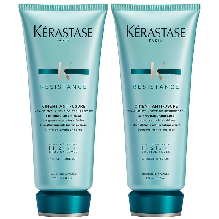 Ciment Anti-Usure Kérastase Resistance – Vita Ciment Advance (200 ml) Duo
