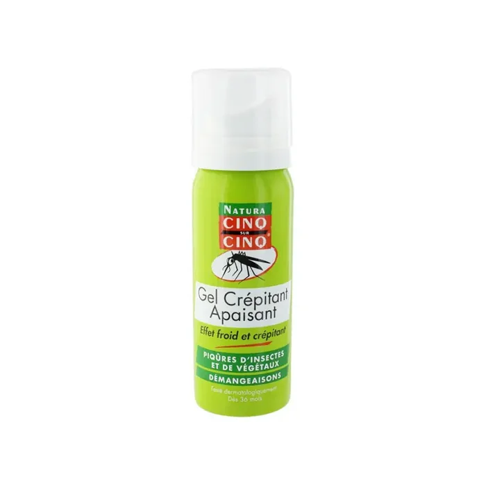 CINQ SUR CINQ GEL CREPITANT APAISANT ANTI-MOUSTIQUES 50ML