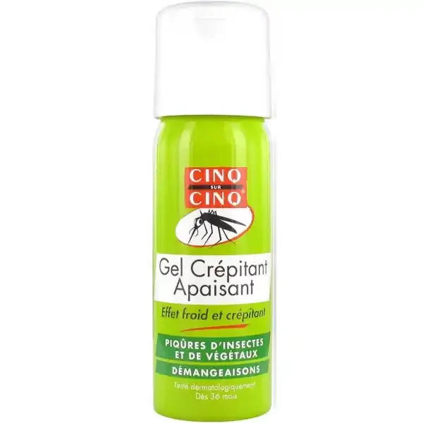 Cinq sur Cinq Natura Gel Apaisant Crépitant 50 ml