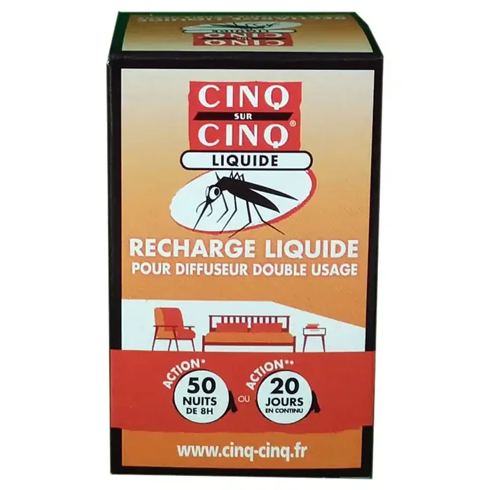 CINQ SUR CINQ RECHARGE LIQUIDE ANTI MOUSTIQUES 50 NUITS