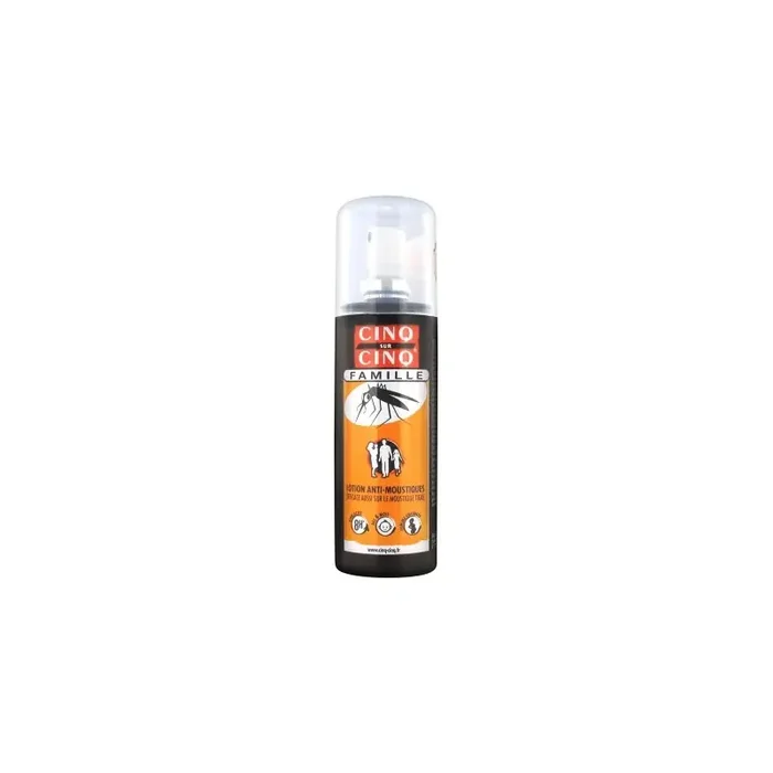 CINQ SUR CINQ SPRAY ANTI-MOUSTIQUES FAMILLE 100ML