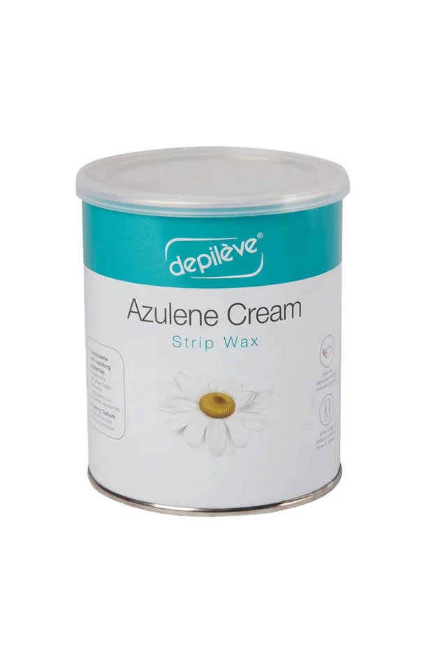 Cire avec bandes – Azulène – Peaux sèches & sensibles – 800 g
