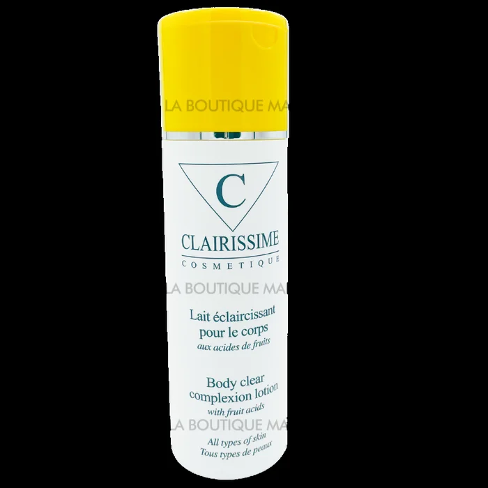 CLAIRISSIME ≡ Lait éclaircissant pour le corps aux acide de fruits