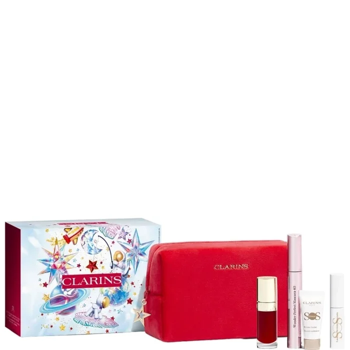 CLARINS Coffret Lip Comfort Oil & Wonder Perfect Mascara 4D Coffret Maquillage
