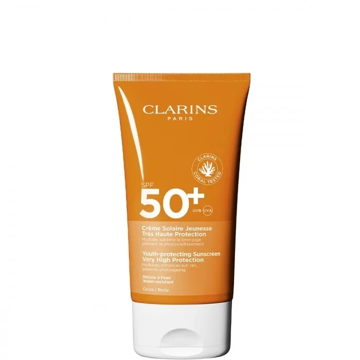 CLARINS Crème Solaire Corps UVA/UVB SPF50+ Hydratation Confort