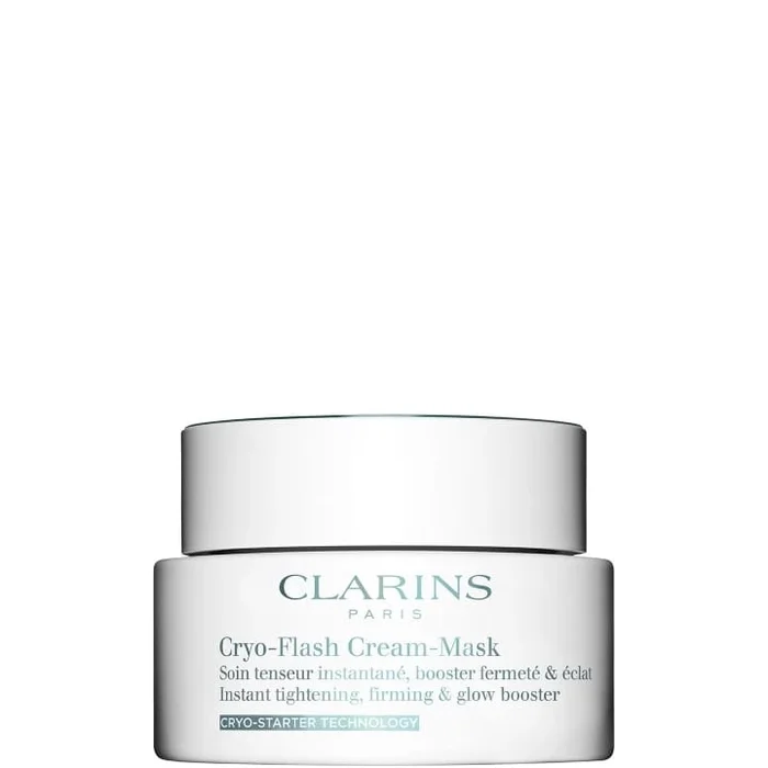 CLARINS Cryo-Flash Masque-Crème Soin Masque Anti-Âge Effet Lift Immédiat, Fermeté & Éclat