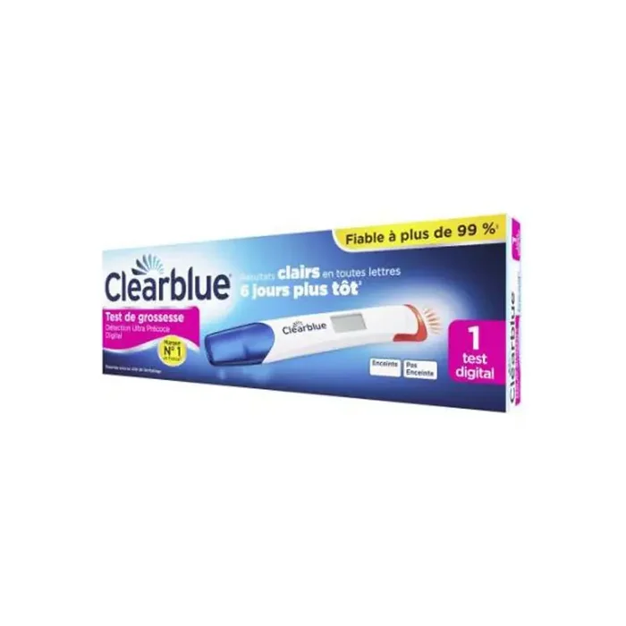 Clearblue Test de grossesse Detection ultra precoce digital