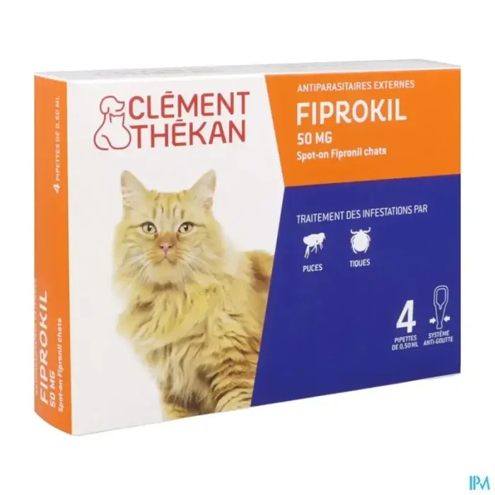 Clement thekan fiprokil spot on chat 0ml5 x4