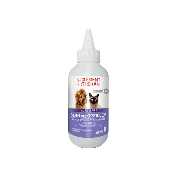 Clement Thekan soin des oreilles chien et chat 118ml