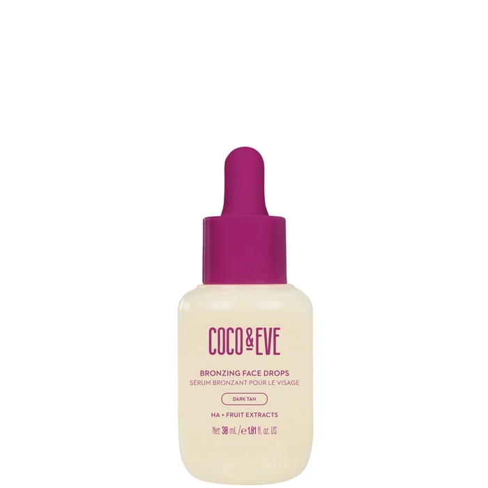 Coco & Eve Bronzing Face Drops (Dark Tan) 30ml