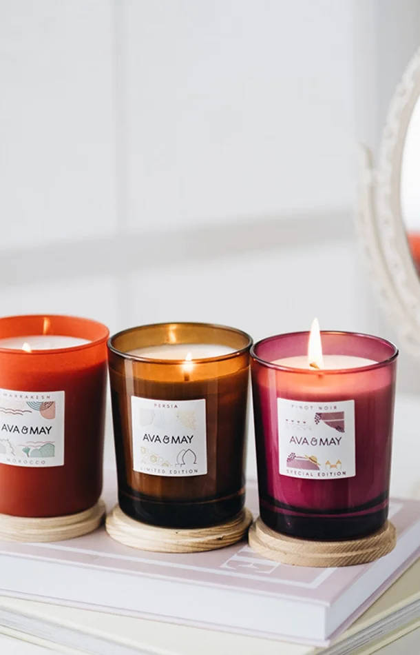 Coffret bougies parfumées – Blanket & Wine – 3 x 180 g