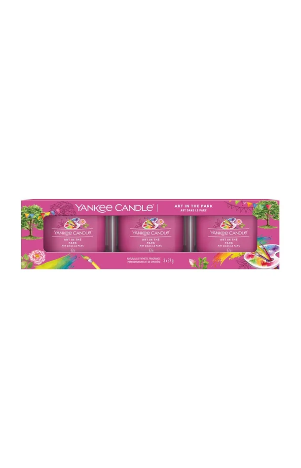 Coffret bougies votives – Art dans le parc – 3 x 37 g
