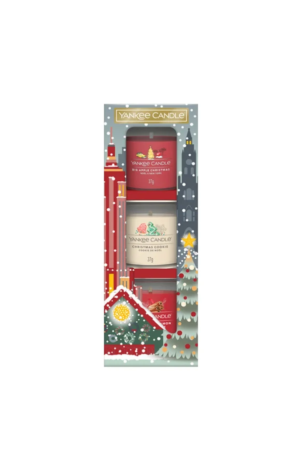 Coffret bougies votives – Noël – 3 x 37 g