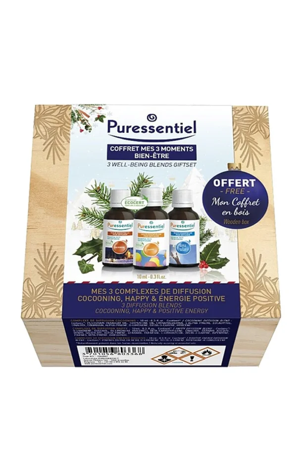Coffret diffusion – Mes 3 moments bien-être – 3 produits