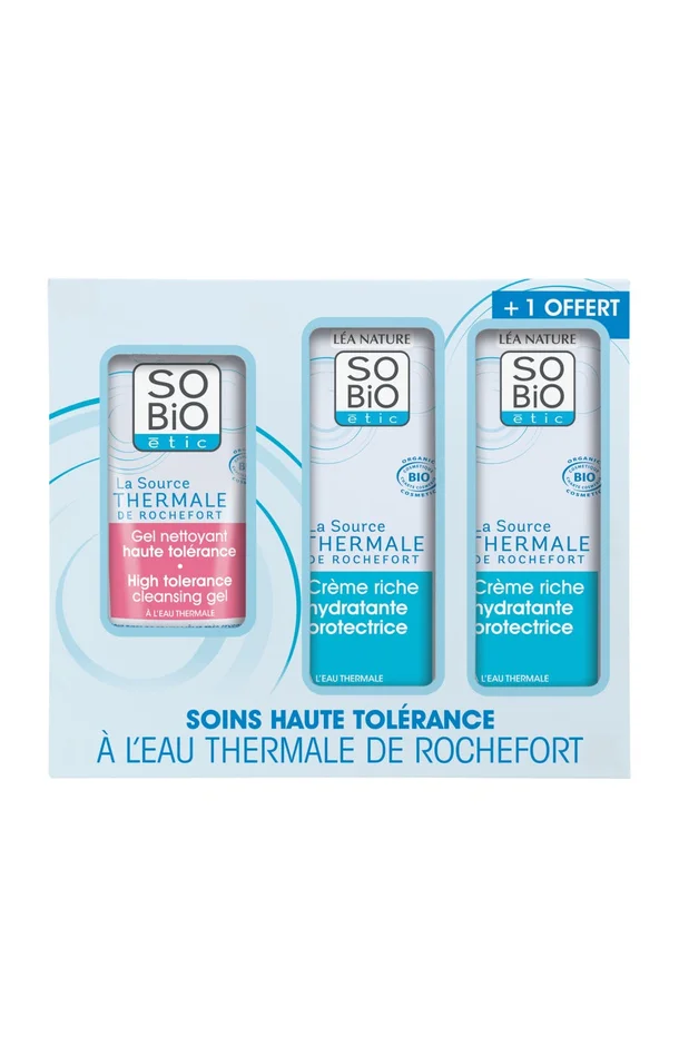 Coffret hydratation bio – Eau thermale- Visage – 2 produits + 1 offert