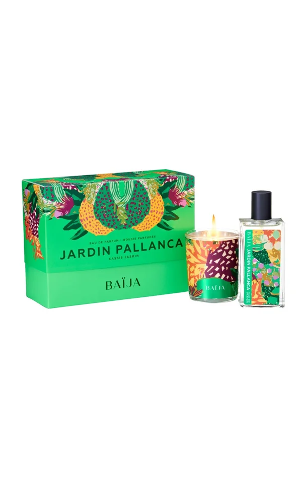 Coffret Jardin Pallanca – Bougie & eau de parfum – Cassis & jasmin