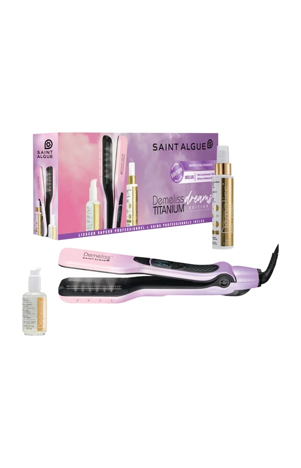 Coffret lisseur & soins protecteurs – Titanium Dreams – 3 produits