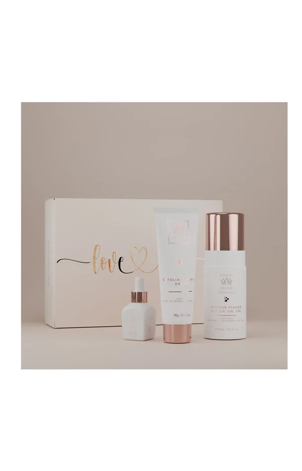 Coffret nettoyant – Exclu Fête des Mères – Or 24K – Visage – 3 produits