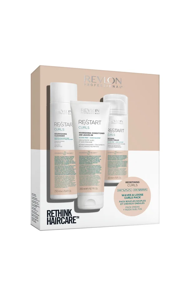 Coffret nourrissant – Re/start – Cheveux ondulés – 3 produits
