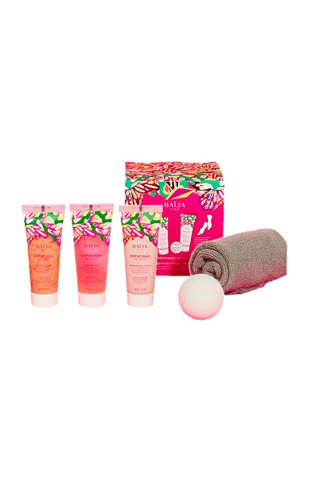 Coffret pieds défatigant – Guarana & Vigne rouge – 5 produits