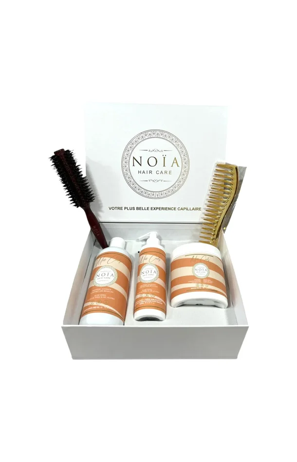 Coffret prestige – Routine nourrissante – Cheveux bouclés et frisés – 4 produits