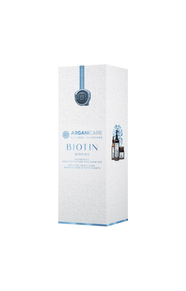 Coffret réparateur – Biotine – Cheveux secs & abîmés – 3 produits