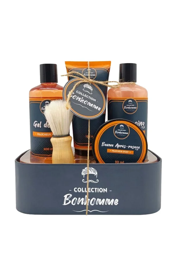Coffret soins – Fraicheur sport – Visage & corps – Homme – 5 produits