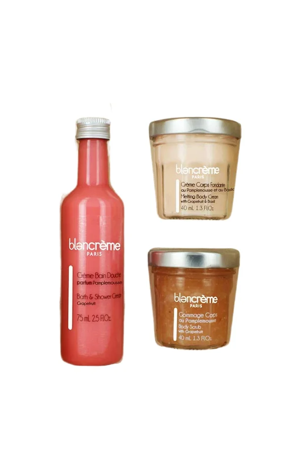 Coffret soins du corps – Pamplemousse – 3 produits