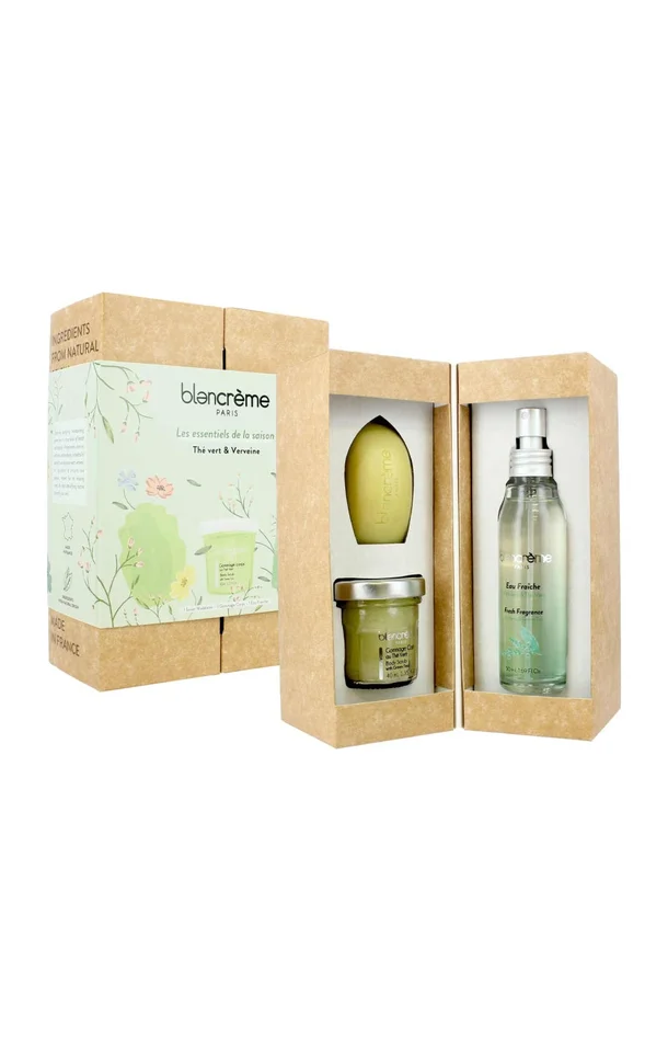 Coffret soins du corps – Thé vert & verveine – 3 produits