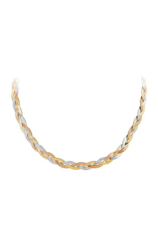 Collier – Acier inoxydable – Doré