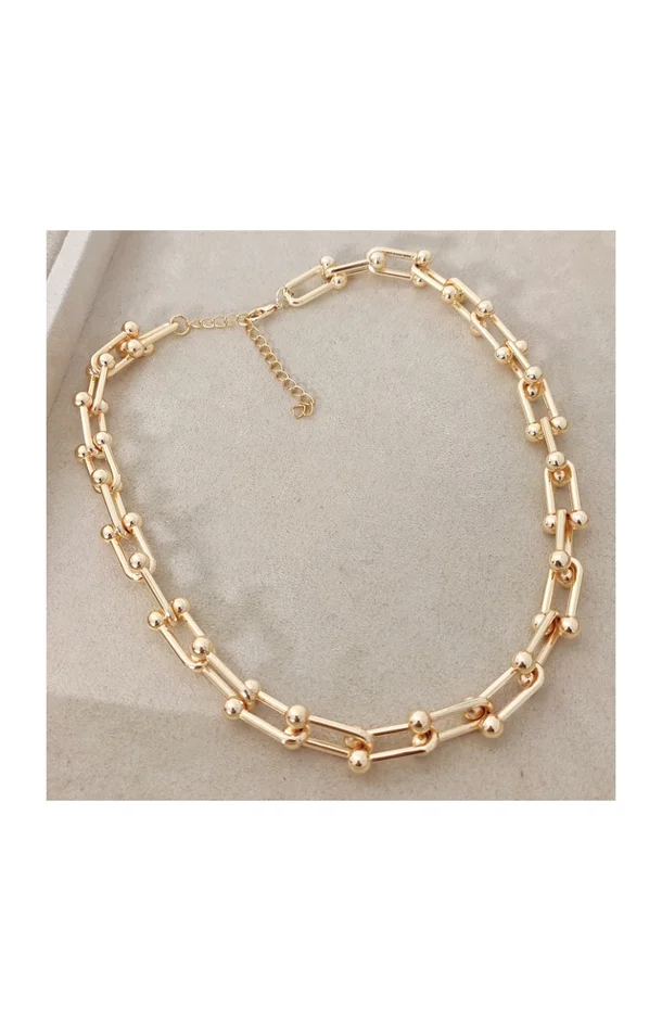 Collier chaîne – Laiton plaqué or