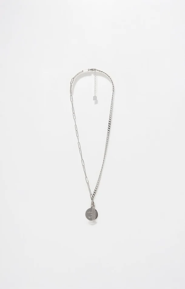 Collier fin multi-chaînes – Acier inoxydable – Argenté