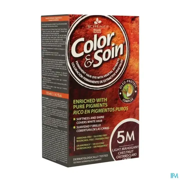 Color soin 5m chatain clair acajou etui 60ml x2
