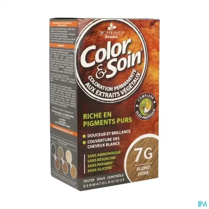 Color soin 7g blond doré etui 60ml x2