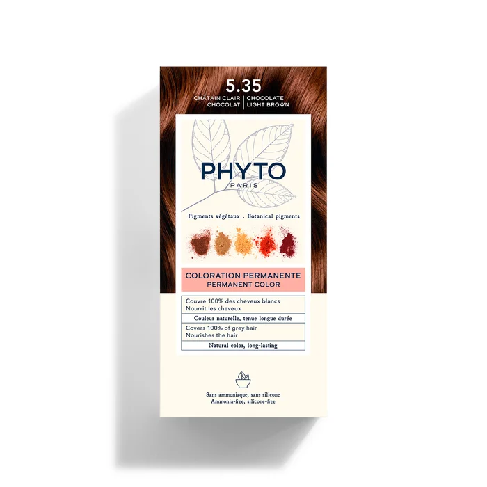 Coloration – 5.35 Châtain Clair Chocolat – Kit Coloration Permanente