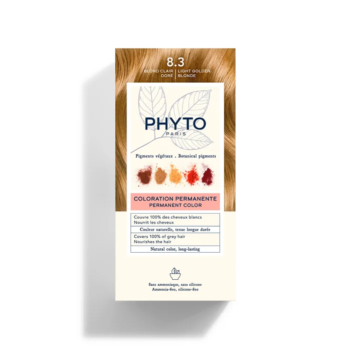 Coloration – 8.3 Blond Clair Doré – Kit Coloration Permanente