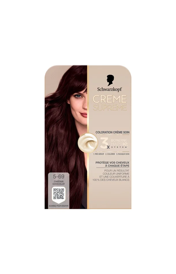 Coloration – Crème supreme – 5-69 Chatain chocolat