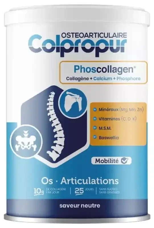 Colpropur Osteoarticulaire Phoscollagen 340 g 25 Jours – Saveur Neutre