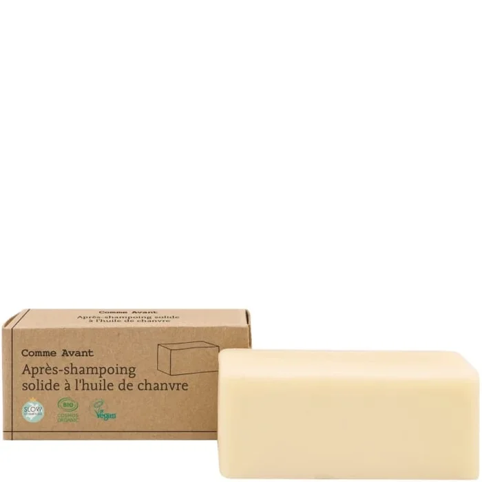 Comme Avant Après-Shampoing Bio Naturel Solide A l'Huile de Chanvre