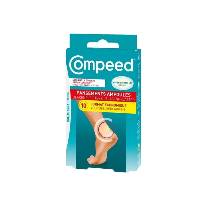 Compeed pansement ampoule moyen format boite de 10