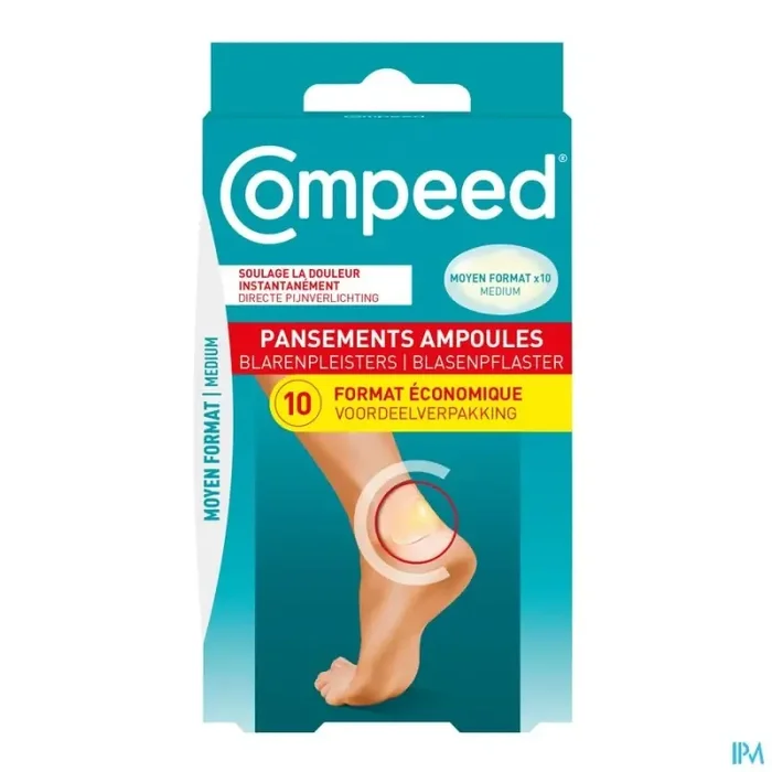 Compeed pansement ampoules moyen format 10