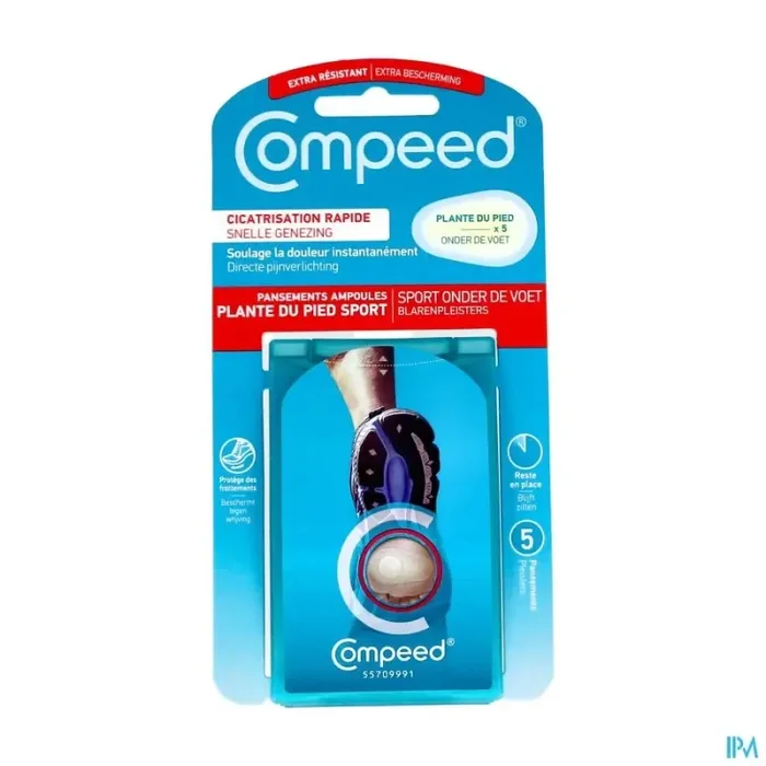 Compeed pansement ampoules plante du pieds sport 5