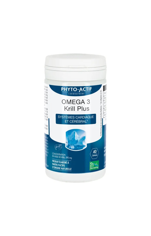 Compléments alimentaires – Oméga 3 Krill Plus – 40 jours