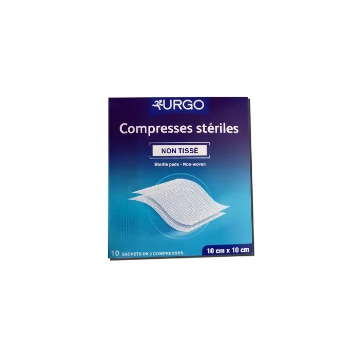 COMPRESSES STERILES 10 X 10 CM urgo non tisse