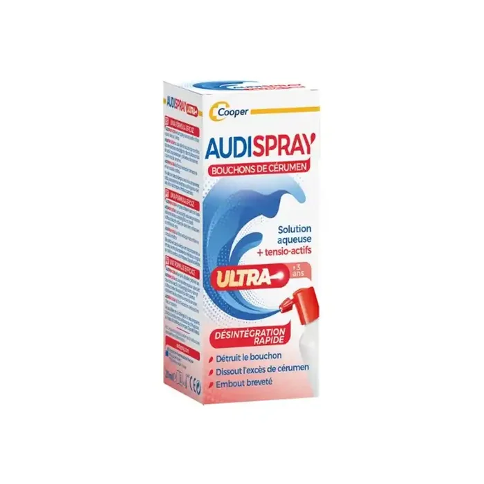 Cooper audispray ultra bouchons de cerumen 20ml