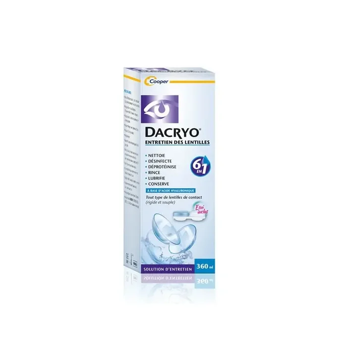 Cooper dacryo entretien des lentilles 360ml