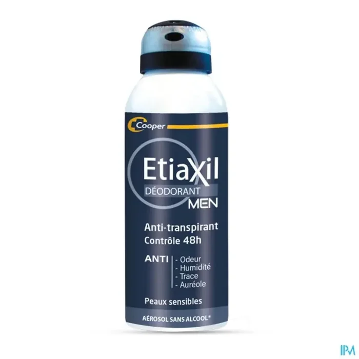 Cooper etiaxil antitranspirant homme 48h aerosol 150ml
