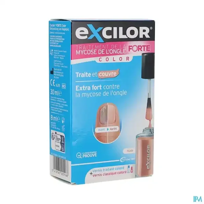 Cooper excilor forte color solution pour application locale nude tp 30ml